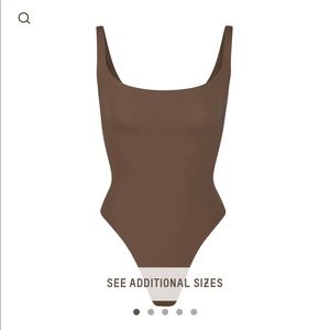 Skims square neck bodysuit